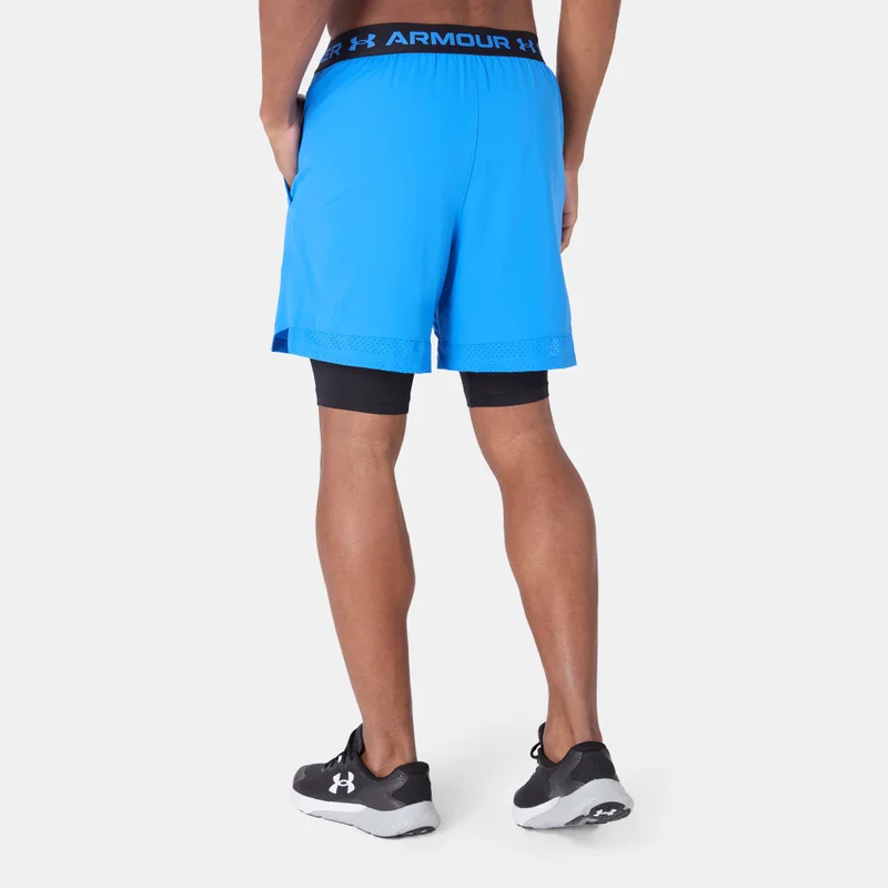 Under Armour Blue Men's Vanish Woven 2-in-1 Shorts for Men | Best Price UAE